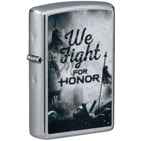 Zippo We Fight For Honor - Street Chrome