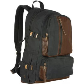 Retro Vintage Rucksack - Black