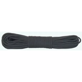 Nylon Braided Cord - 100' Hank - Black