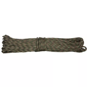 Nylon Braided Cord - 100' Hank - Multi Camo