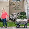 700lb Capacity, 38' x 20' Towable Mesh Garden Utility Cart