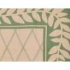 9x12 Reversible RV Outdoor Patio Mat, Camping Mat, Classic Leaf, Green (Reversible with 2 designs)