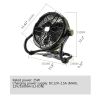 12V Camping Fan With LED Lights Exterior Large Cooling Desk Fans With 5200Ah Battery For Tourism Emergency Outages  (only pick up)