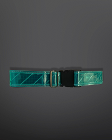 Reflective Web Belt (Color: Dark Green)