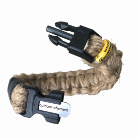 Woolly Mammoth Survival Jute Bracelet (size: small)