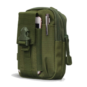 Tactical MOLLE Military Pouch Waist Bag for Hiking and Outdoor Activities (Color: Army Green)