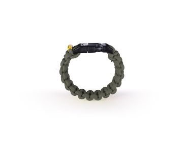 Kodiak Survival Paracord Bracelet (Color: OD Green, size: medium)