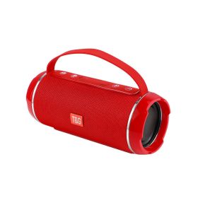 TG116C 40W TWS Outdoor Waterproof Portable High Power Bluetooth Speaker Wireless Sound Column Subwoofer Music Center 3D Stereo R (Ships From: China, Color: Red)