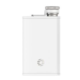 Healter Hip Flask for Men;  Portable Pocket Stainless Steel Flask Whiskey Flask for Outdoor Camping Climbing Hiking Picnic 6oz/8oz (Color: White, size: 8 oz)