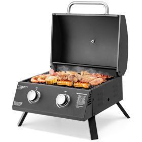 Camping party Picnic Heavy Duty Portable Tabletop BBQ Grill Stove (Type: BBQ Grill, Color: Black A)